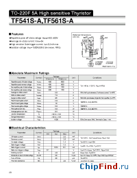 Datasheet TF541S-A manufacturer Sanken