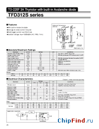 Datasheet TFD312S-C manufacturer Sanken