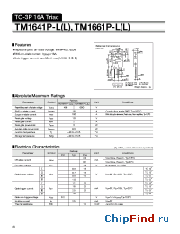 Datasheet TM1641P-L manufacturer Sanken
