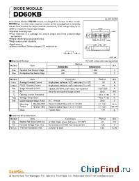 Datasheet DD60KB manufacturer SanRex