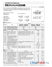 Datasheet PK25HB160 производства SanRex