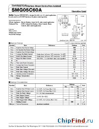 Datasheet SMG05C60A manufacturer SanRex