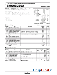 Datasheet SMG08C60A manufacturer SanRex