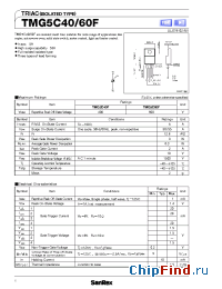Datasheet TMG5C40 manufacturer SanRex