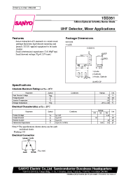 Datasheet 1SS351 manufacturer Sanyo