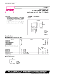 Datasheet 1SV272 manufacturer Sanyo