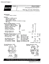 Datasheet 2SA1562 manufacturer Sanyo