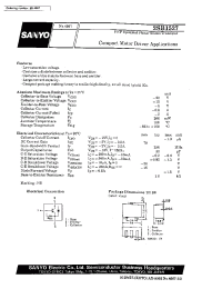 Datasheet 2SB1527 manufacturer Sanyo