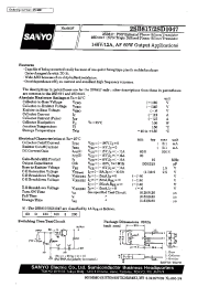 Datasheet 2SB817 manufacturer Sanyo