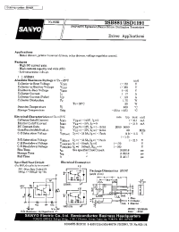 Datasheet 2SB881 manufacturer Sanyo