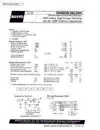 Datasheet 2SC2911 manufacturer Sanyo
