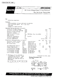 Datasheet 2SC3448 manufacturer Sanyo
