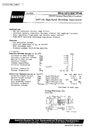 Datasheet 2SC3748 manufacturer Sanyo