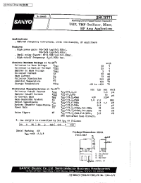 Datasheet 2SC3771 производства Sanyo