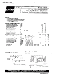 Datasheet 2SC3896 manufacturer Sanyo