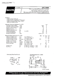 Datasheet 2SC3996 производства Sanyo