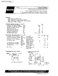 Datasheet 2SC3998 manufacturer Sanyo