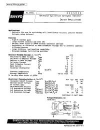 Datasheet 2SC4006 производства Sanyo