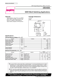 Datasheet 2SC4030 manufacturer Sanyo