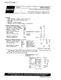 Datasheet 2SC4222 manufacturer Sanyo