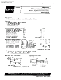 Datasheet 2SC4411 производства Sanyo