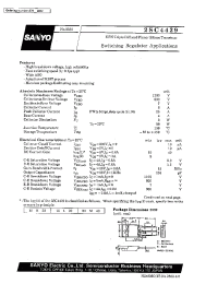 Datasheet 2SC4429 manufacturer Sanyo