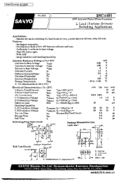 Datasheet 2SC4491 manufacturer Sanyo