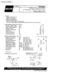 Datasheet 2SC4694 производства Sanyo