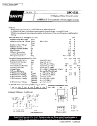 Datasheet 2SC4735 manufacturer Sanyo