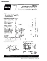 Datasheet 2SC4770 manufacturer Sanyo