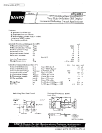 Datasheet 2SC5041 производства Sanyo