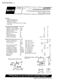 Datasheet 2SC5070 производства Sanyo