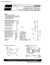 Datasheet 2SC5296 manufacturer Sanyo