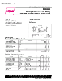 Datasheet 2SC5299 производства Sanyo