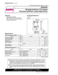 Datasheet 2SC5443 manufacturer Sanyo