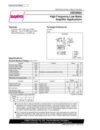 Datasheet 2SC5502 manufacturer Sanyo