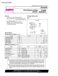 Datasheet 2SC5646 manufacturer Sanyo