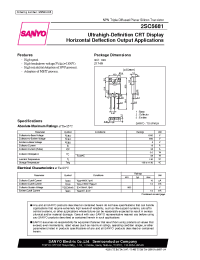 Datasheet 2SC5681 производства Sanyo