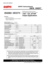 Datasheet 2SC5774 manufacturer Sanyo
