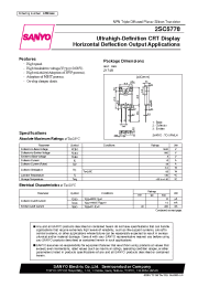 Datasheet 2SC5778 производства Sanyo