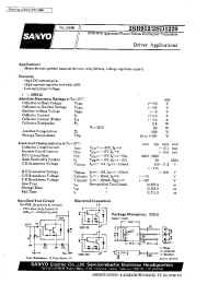 Datasheet 2SD1229 manufacturer Sanyo