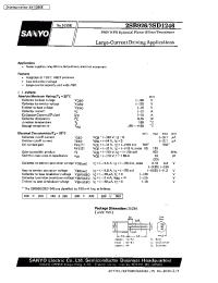 Datasheet 2SD1246 производства Sanyo