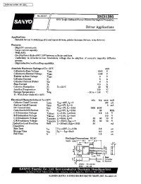 Datasheet 2SD1395 manufacturer Sanyo