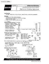 Datasheet 2SD1624 manufacturer Sanyo