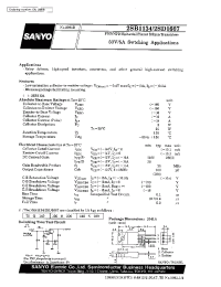 Datasheet 2SD1667 manufacturer Sanyo