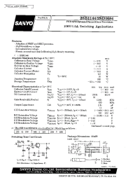 Datasheet 2Sd1684 производства Sanyo