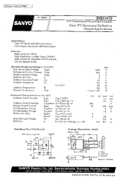 Datasheet 2SD1879 manufacturer Sanyo