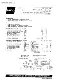 Datasheet 2SD1884 manufacturer Sanyo