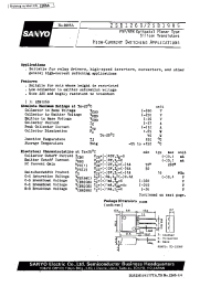 Datasheet 2SD1905 manufacturer Sanyo