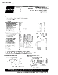 Datasheet 2SD613 manufacturer Sanyo
